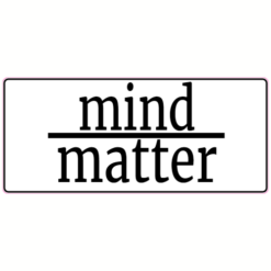 Mind Over Matter Sticker – vinyl decal printed in the USA