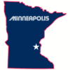 Minneapolis Minnesota State Sticker – vinyl decal printed in the USA