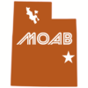 Moab Utah State Shaped Sticker – vinyl decal printed in the USA