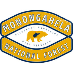 Monongahela National Forest WV Sticker – vinyl decal printed in the USA