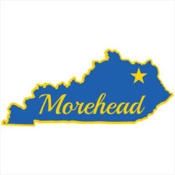 Morehead KY State Sticker – vinyl decal printed in the USA