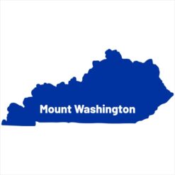 Mount Washington Kentucky Sticker – vinyl decal printed in the USA