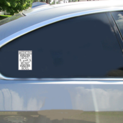 Music Heals The Soul Car Sticker shown on a vehicle rear window