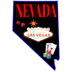 Nevada Las Vegas Gambling Sticker – vinyl decal printed in the USA