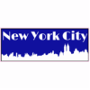 New York City Skyline Sticker – vinyl decal printed in the USA