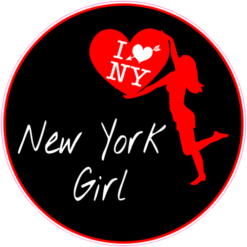 New York Girl Sticker – vinyl decal printed in the USA