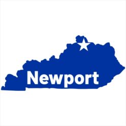 Newport Kentucky Sticker – vinyl decal printed in the USA