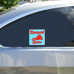 Newport News VA Car Sticker shown on a vehicle rear window