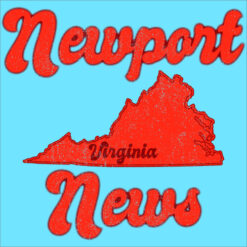Newport News VA Sticker – vinyl decal printed in the USA