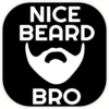 Nice Beard Bro Sticker – vinyl decal printed in the USA