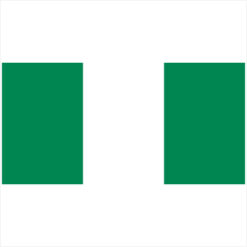 Nigeria Flag Sticker – vinyl decal printed in the USA