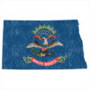 North Dakota State Shape Flag Sticker – vinyl decal printed in the USA