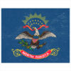North Dakota Vintage Flag Sticker – vinyl decal printed in the USA