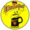 Oktoberfest German Flag Circle Sticker – vinyl decal printed in the USA