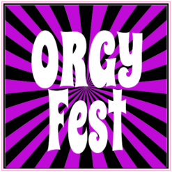 Orgy Fest Sticker – vinyl decal printed in the USA