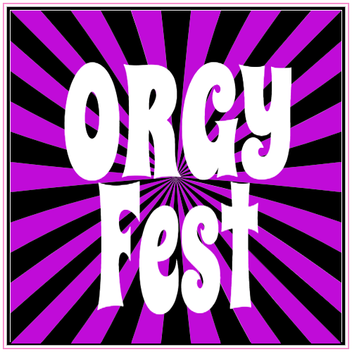 Orgy Fest Sticker – vinyl decal printed in the USA