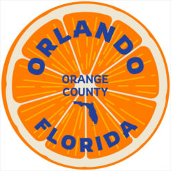 Orlando Fl Orange County Sticker – vinyl decal printed in the USA