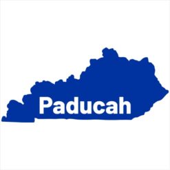 Paducah Kentucky Sticker – vinyl decal printed in the USA