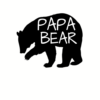 Papa Bear Sticker – vinyl decal printed in the USA