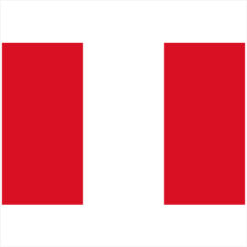 Peru Flag Sticker – vinyl decal printed in the USA