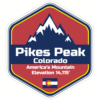 Pikes Peak Mountain Elevation Sticker – vinyl decal printed in the USA
