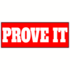 Prove It Red Sticker – vinyl decal printed in the USA