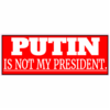 Putin Is Not My President Sticker – vinyl decal printed in the USA
