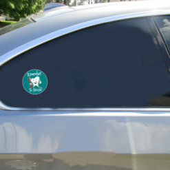 Remember To Brush Your Teeth Car Sticker shown on a vehicle rear window