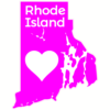Rhode Island Heart State Sticker – vinyl decal printed in the USA