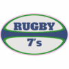 Rugby 7s Rugby Ball Sticker – vinyl decal printed in the USA