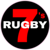 Rugby Sevens Black Circle Sticker – vinyl decal printed in the USA