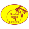 Sanibel Island Beach Oval Sticker – vinyl decal printed in the USA