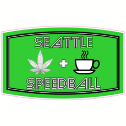 Seattle Speedball Sticker – vinyl decal printed in the USA