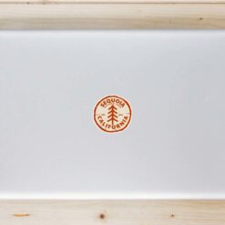 Sequoia National Park California Tree Laptop Sticker shown on a laptop lid