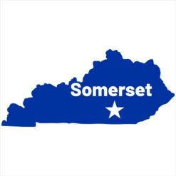 Somerset Kentucky Sticker – vinyl decal printed in the USA