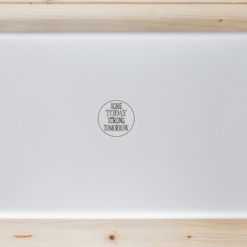 Sore Today Strong Tomorrow Laptop Sticker shown on a laptop lid