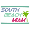South Beach Miami Palm Tree Sticker – vinyl decal printed in the USA