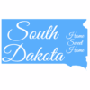 South Dakota Home Sweet Home Sticker – vinyl decal printed in the USA