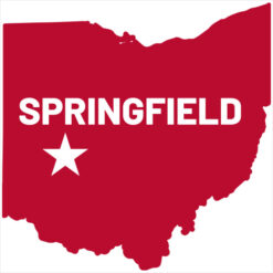 Springfield Ohio Sticker – vinyl decal printed in the USA