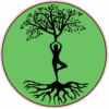 Stay Grounded Tree Pose Sticker – vinyl decal printed in the USA