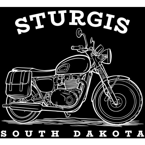Sturgis South Dakota Motorcycle Sticker – vinyl decal printed in the USA