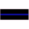Support Police Blue Line Bumper Sticker – vinyl decal printed in the USA