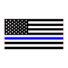 Support The Blue Black Flag Sticker – vinyl decal printed in the USA