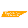 Tennessee No Place I Would Rather Be Sticker – vinyl decal printed in the USA