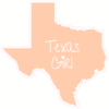 Texas Girl State Sticker – vinyl decal printed in the USA