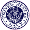 U.S. Navy Circle Sticker – vinyl decal printed in the USA