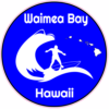 Waimea Bay Hawaii Surfing Sticker – vinyl decal printed in the USA