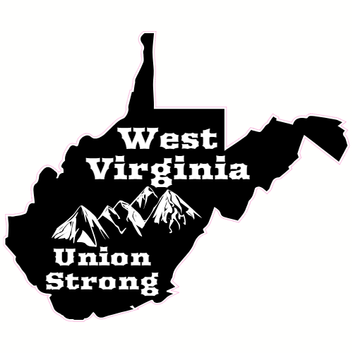 West Virginia Union Strong Sticker – vinyl decal printed in the USA