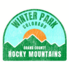 Winter Park Colorado Rocky Mountains Sticker – vinyl decal printed in the USA