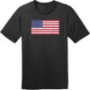 American Vintage Flag T-Shirt Jet Black - US Custom Tees